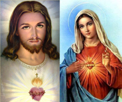Jesus, Merciful and Mary